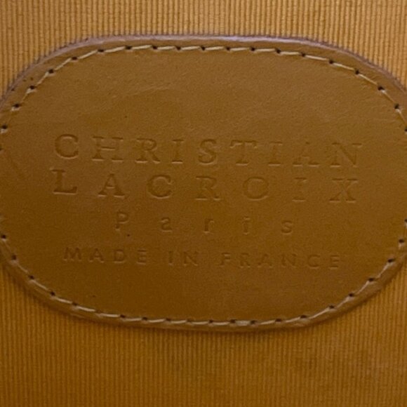 Christian Lacroix Paris Mauve Patent Leather Shoulder Bag with Gold Hardware - Picture 11 of 12